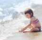 Grand Villa Noi - Girl Playing on Sand Beach